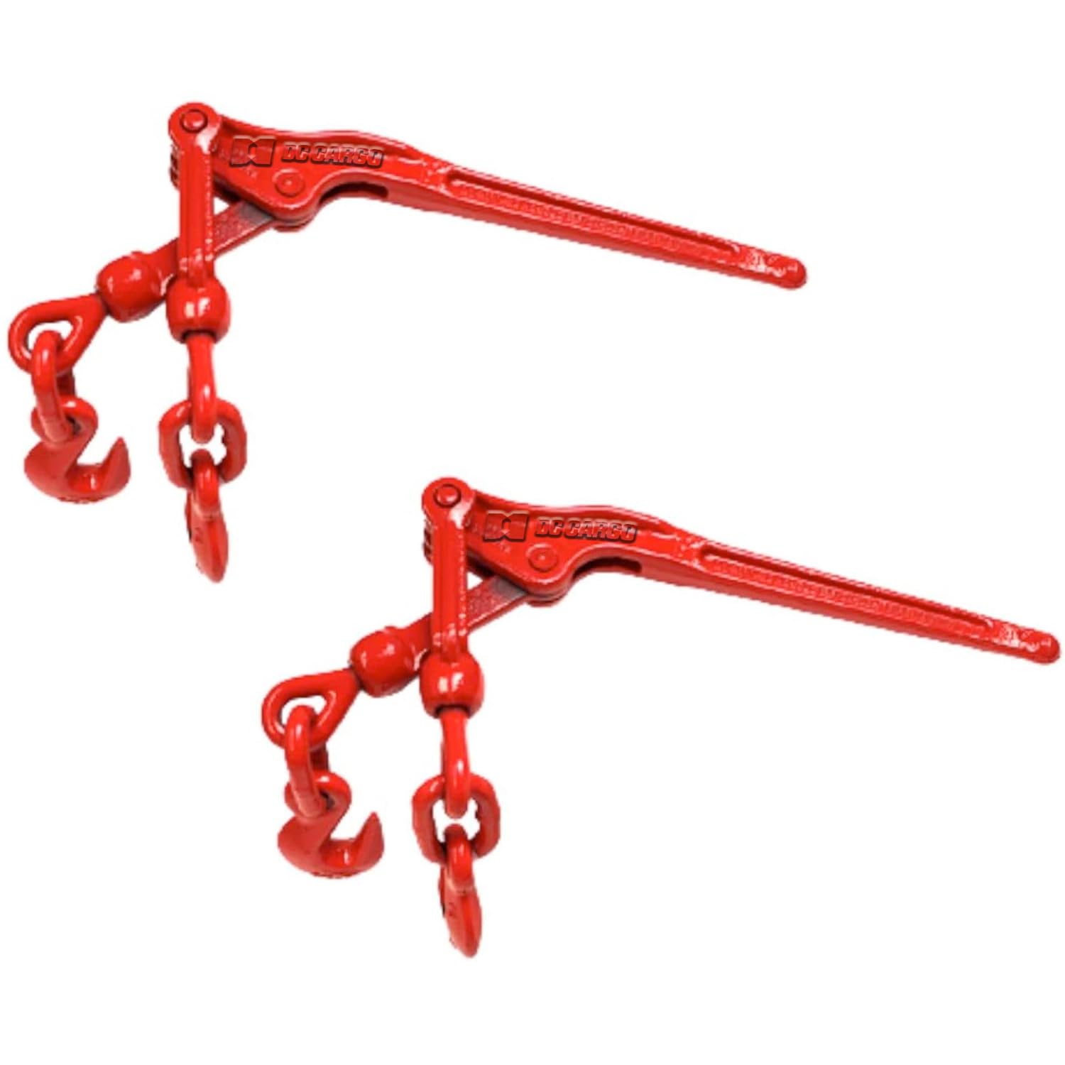 DC Cargo Heavy-Duty Chain Binder 5/16" - 3/8" (Pack of 2), Load Binders with 5,4