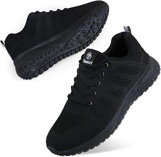 Youecci Women's Running Shoes Sports Fitness Running Sneakers Lace Up Outdoor Shoes with Comfortable