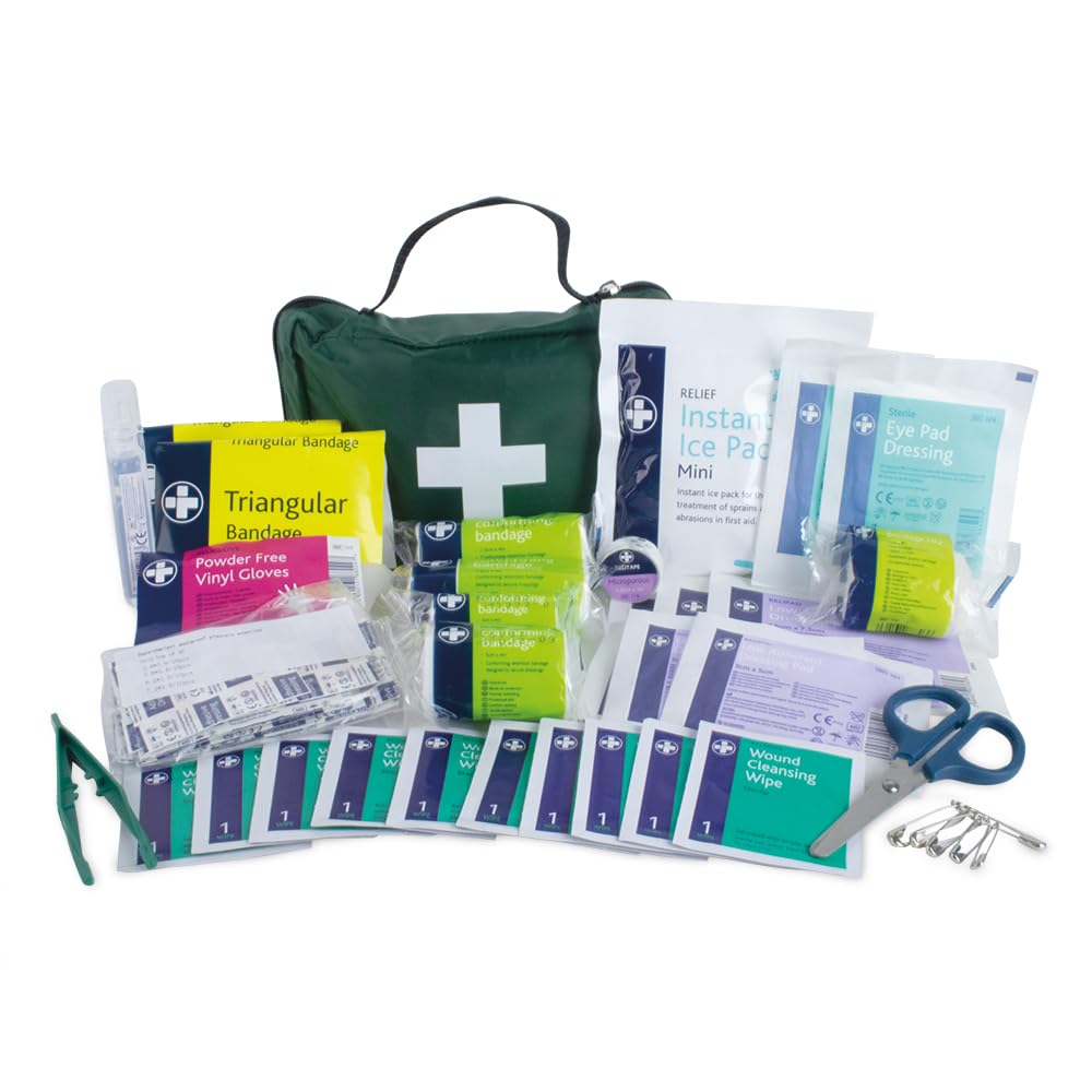 Lewis-Plast Premium First Aid Kit For Home Car Holiday And Workplace - Includes 