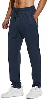 HODOSPORTS 32''/34''/36''/38''/40'' Inseam Tall Mens Sweatpants Zipper Pocket Extra Tall Joggers Workout Pants'
