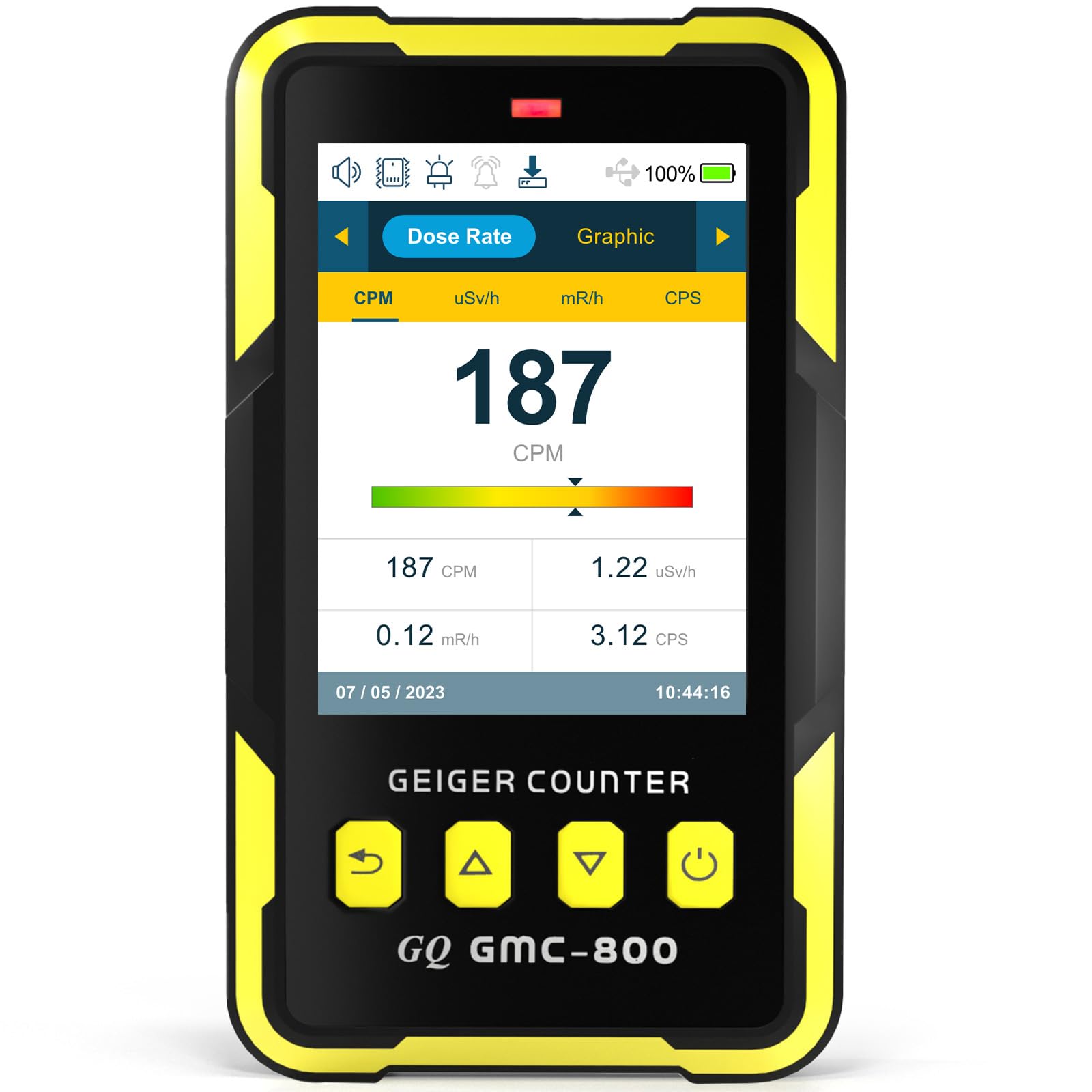 Nuclear Radiation Detector GQ GMC-800 Geiger Counter USA Design Product US Natio