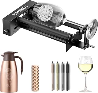 Longer Laser Engraver New-Rotary Roller, Y-axis 360° Rotation, Compatible with Other Brands of Engraver，a Good Partner for Laser Engraving Machine