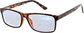 BLUE CUT Blue Glasses That Blocking Light: Anti-fatigue Computer Glasses Prevent Headache Gaming Glasses (Black/Blue, 1.00) Unisex-Adult