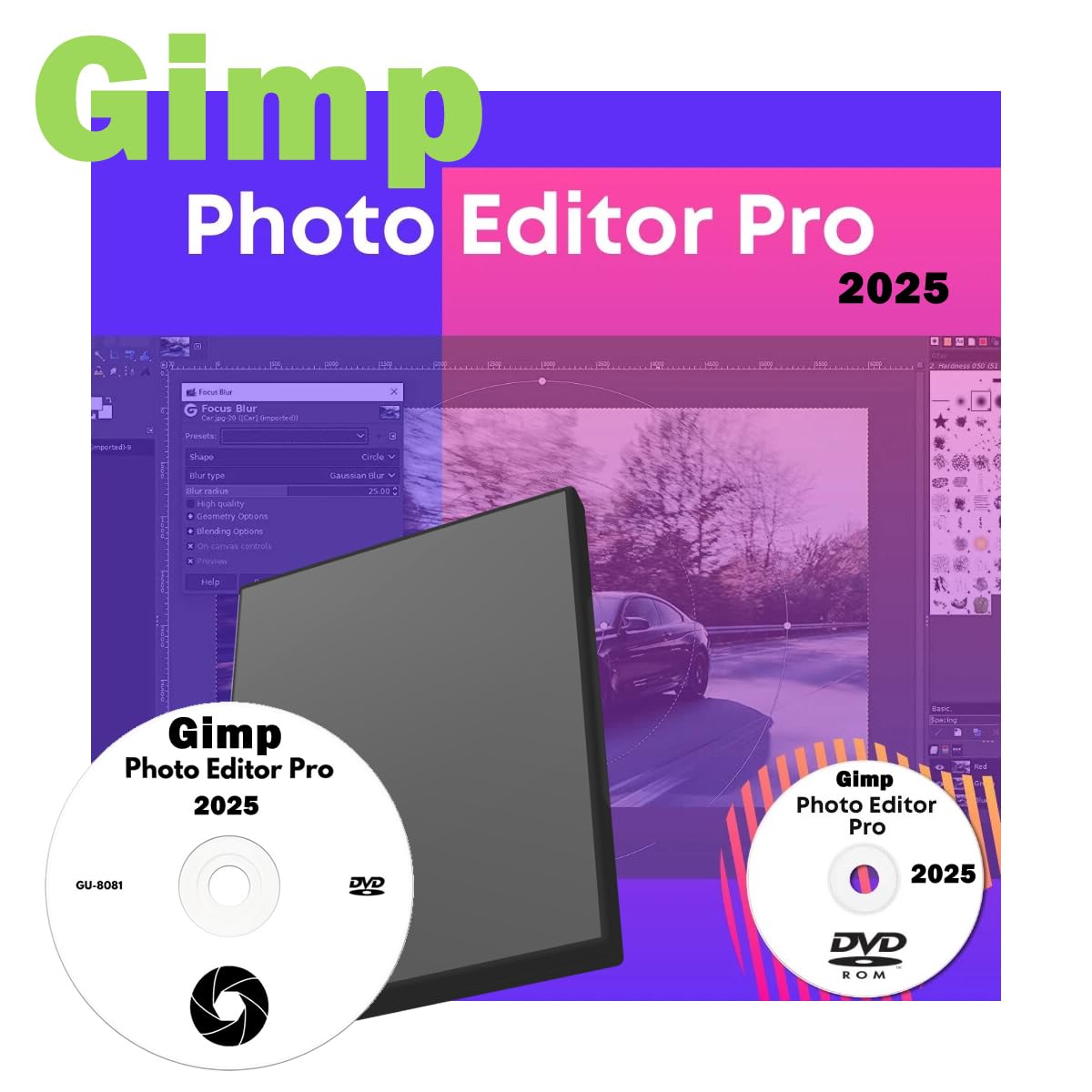Photo Editor Pro 2025 – GIMP Powerful Image Editing Software for PC or Mac – Cre