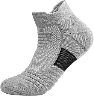 Running Hiking Socks with Thick Cushion - Breathable Athletic Crew Socks for Men and Women