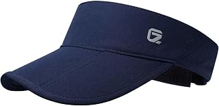 GADIEMKENSD Foldable Visors UPF 50+ Reflective Logo Breathable Unisex Design for Golf, Tennis, Running and Travel