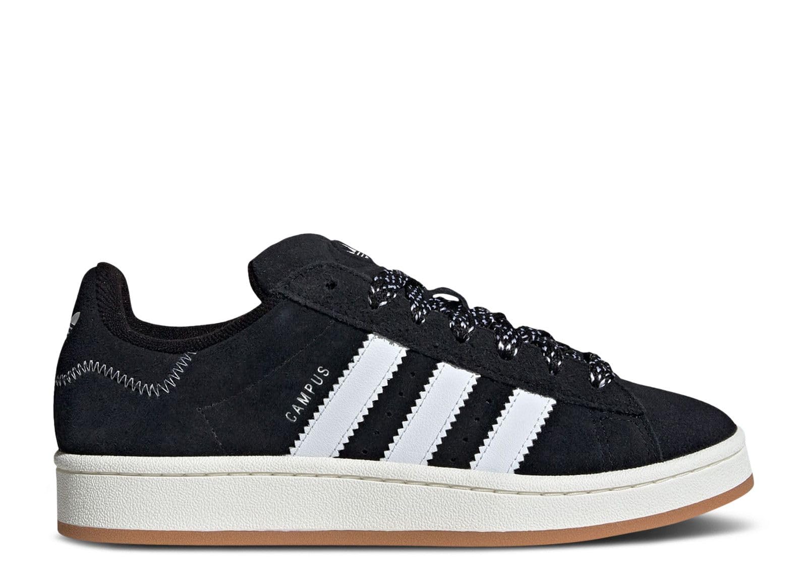 adidas Womens Campus 00s Shoe, Core Black/Cloud White/Off White, Size 10