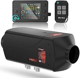 LF Bros 5KW Split Diesel Heater, 12V Air Heater with Timer (T3 5KW) | Split Design, 10L Fuel Tank, 24 Hour Timer, LCD Controller, Vehicle Heating
