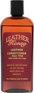 Leather Honey Leather Conditioner, Best Leather Conditioner Since 1968. for Use on Leather Apparel, Furniture, Auto Interiors, Shoes, Bags and Accessories. Non-Toxic!
