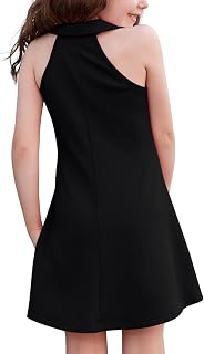 DREAM BUS Robe d'été sans manches pour bébé fille - Robe d'été trapèze - Robe d'été pour petites filles - Robe de plage