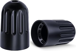 MEAJOO 10PCS TPMS Tire Valve Long Stem Caps, Black Plastic Wheel Tire Valve Stem for TR20008 TPMS, Universal Long Stem Caps for Cars, SUV, Trucks, Bikes, Motorcycles, Bicycles