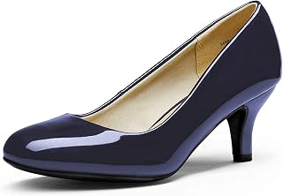 DREAM PAIRS Women's Comfortable Kitten Heels Pumps