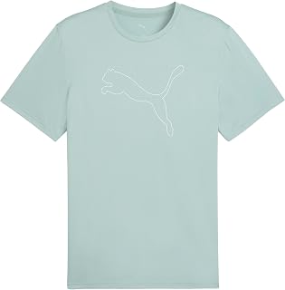 PUMA M Tad Essential Heather Cat Tee (CF Large Cat) Unisex T-Shirts - Adult (Pack of 1)