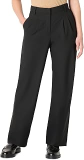 Amazon Essentials Women's Relaxed-Fit Full Length Dress Pant