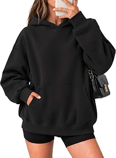 ATHMILE Womens Oversized Hoodies Fleece Sweatshirts Long Sleeve Sweaters Pullover Fall Clothes with Pocket