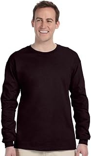 Gildan 64000 Men's T-Shirt (Pack of 1), Dark Chocolate