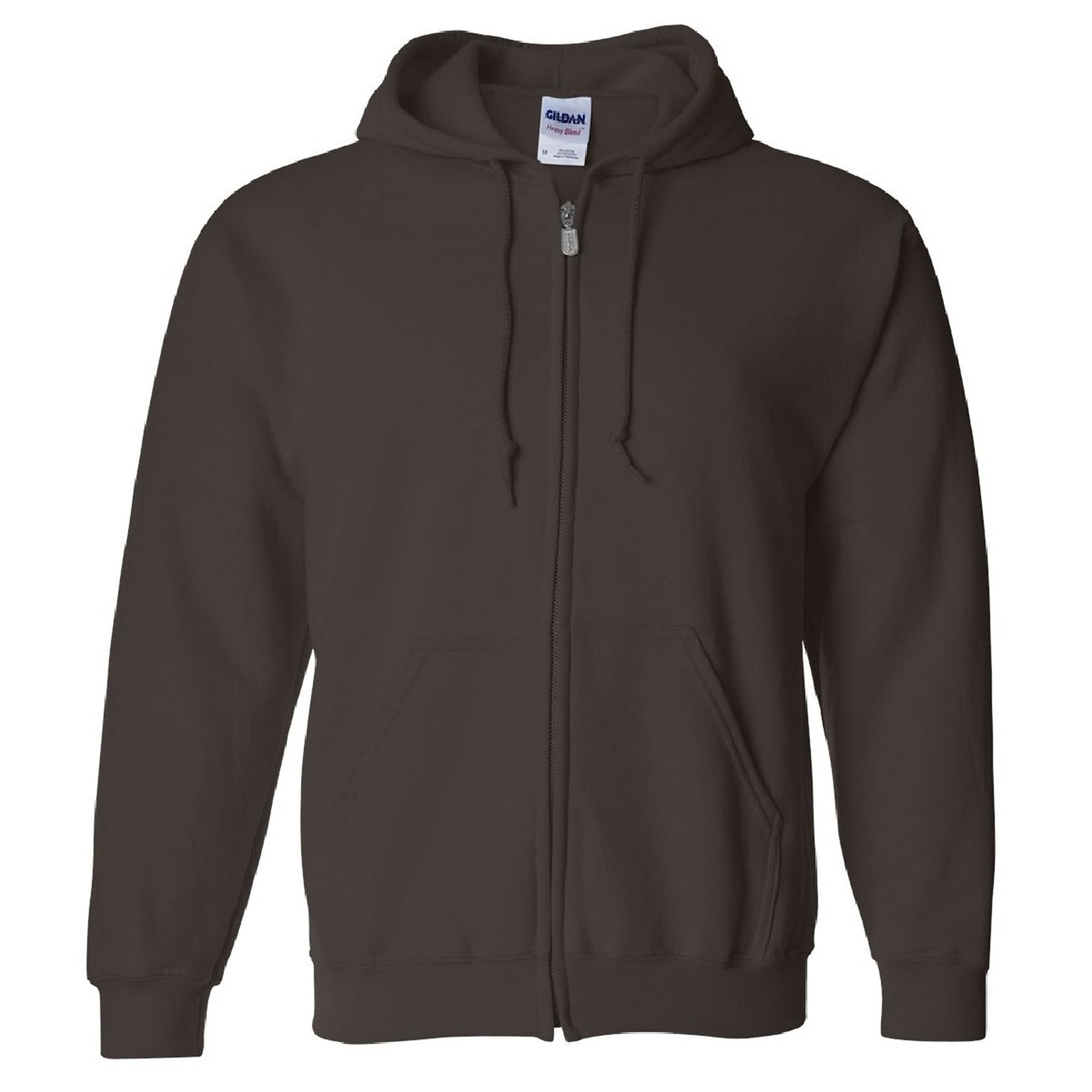 Gildan 1 x Mens G18600 Style Fleece Hoodie Zip Hoodies Multi Pack