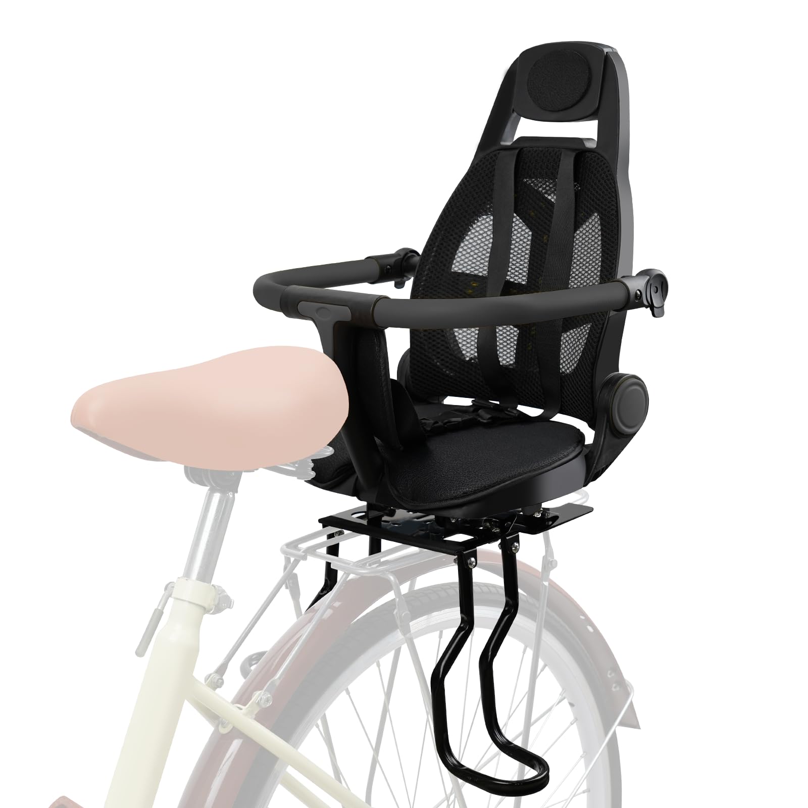 XIEEIX Rear Child Bike Seat,Rear Mounted Child Bike Seats,Back Mount Child Seat 