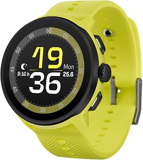 SUUNTO RUN GPS Running Watch, 1.32" AMOLED Touch Screen, Lightweight, Multisport, Activity Tracker, Accurate GPS, Heart Rate/Sleep Tracking, Running, 12-Day Battery Life, 4GB Offline Music Storage