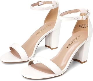 DREAM PAIRS Women's Chunky Block Heel Sandals