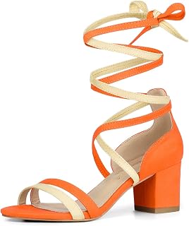 Allegra K Lace Up Women's Heeled Sandals