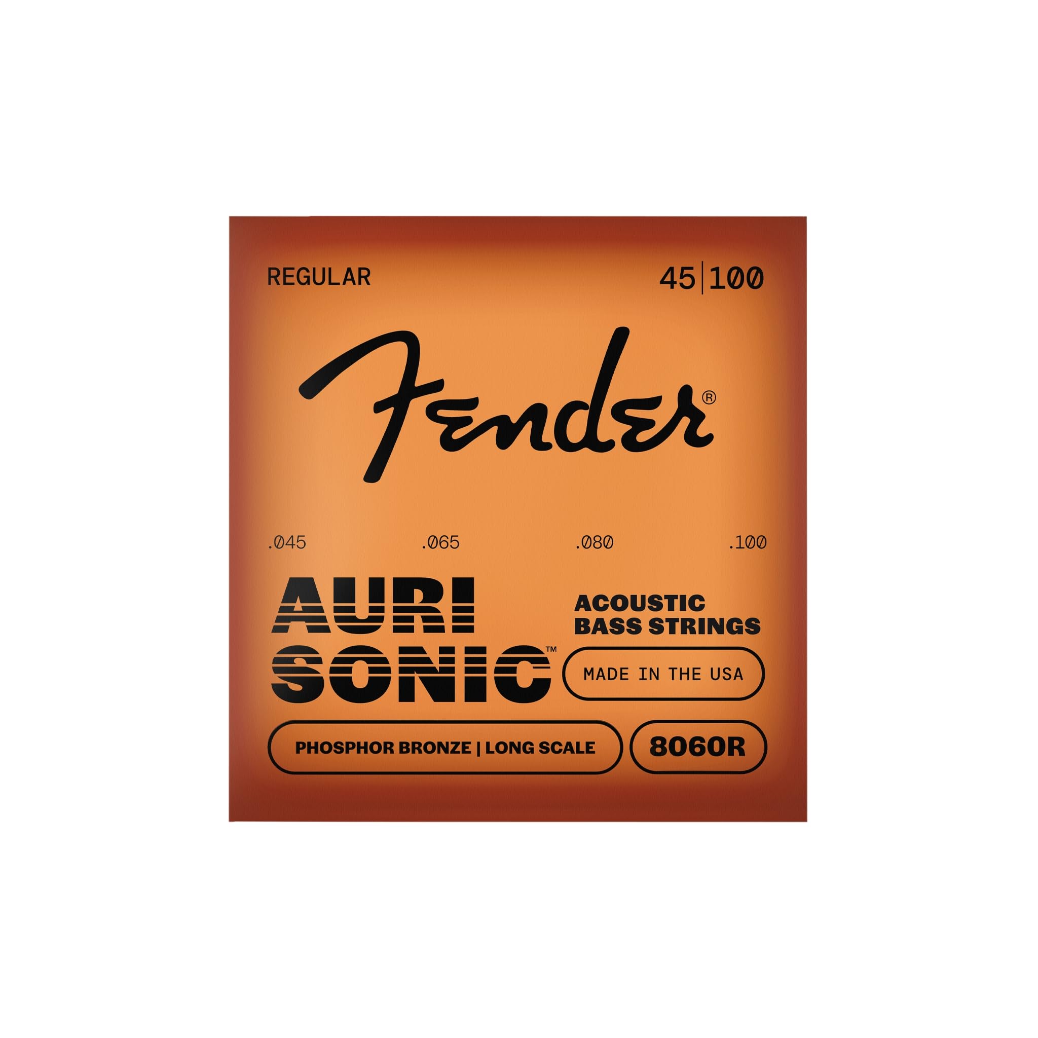 Fender Accessories 073-8060-400 Phosphor Bronze Bass Guitar Strings, Light | Bro
