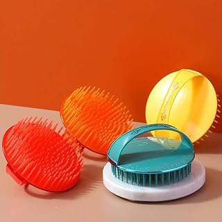 Scalp Massager Brush Shampoo Brush Soft Bristles for Home Cleaning and Relaxation for Women Men Pack of 4