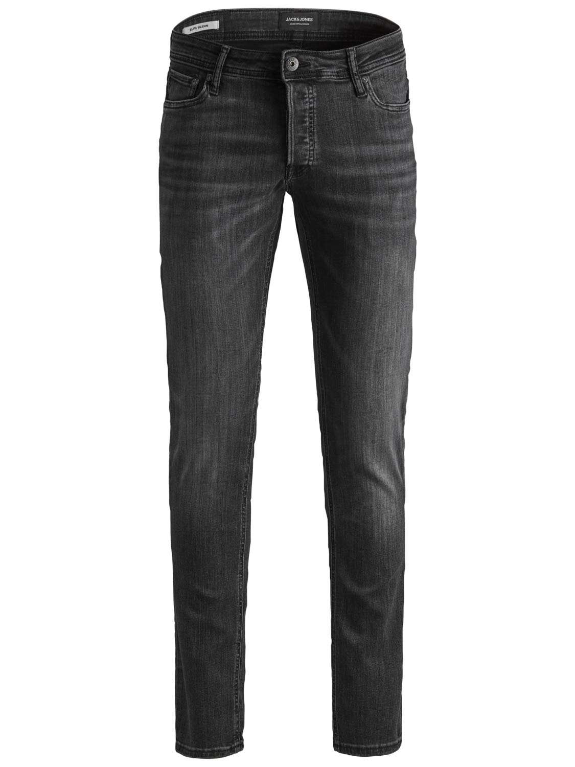 JACK & JONES Glenn Men's Slim Fit Jeans Skinny Tapered JJI Glenn, Colour: Black,