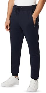 FM London, Slim Fit Jogging Bottoms for Men with Zip Pockets, Ideal for Everyday and Sports, Comfortable, Soft