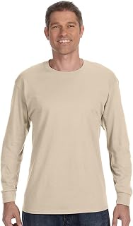 Jerzees Dri-Power Cotton Blend Long Sleeve Tees, Moisture Wicking, Odor Protection, UPF 30+, Sizes S-3x Men's T-Shirt (Pack of 1)