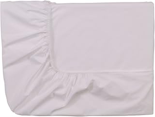 Essix Home Collection Percale Fitted Sheet with Elasticated Corners, Pink, 140 x 200 cm