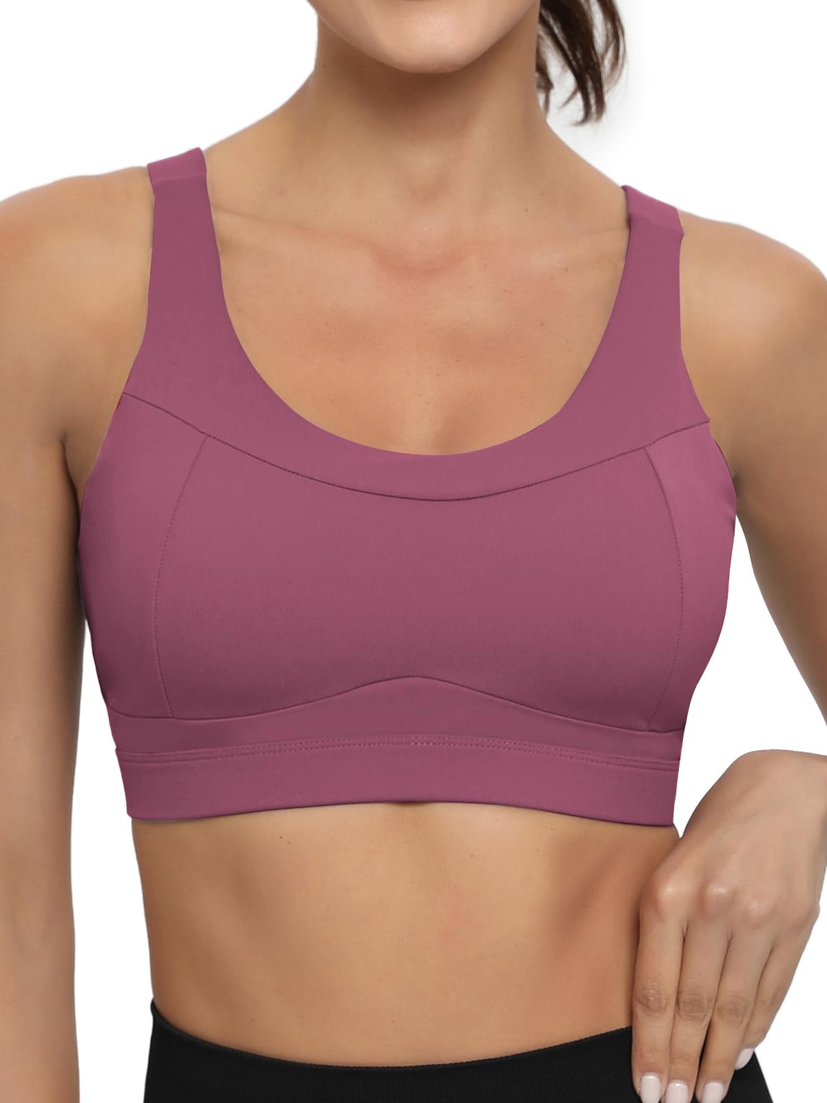 RUNNING GIRL Women's Full Coverage Sports Bra