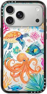 CASETiFY Compact Magsafe iPhone 17 Pro Max Case [Lightweight/Slim Fit/Compatible with Magsafe] - Under the Sea 2 by Grace Andersson - Clear Black