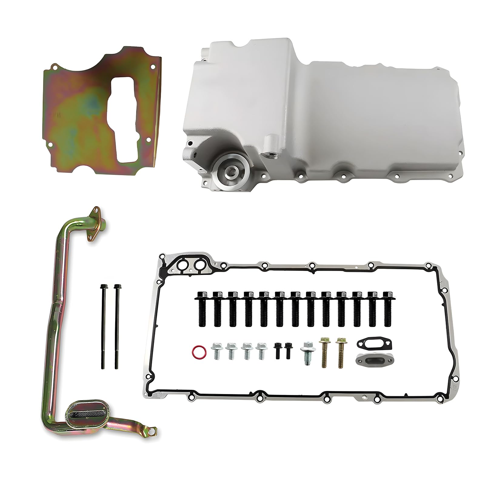 KUNCAIISH 302-1 Aluminum Swap Retrofit Engine Oil Pan | LS Oil Pan Kit Fit for 1