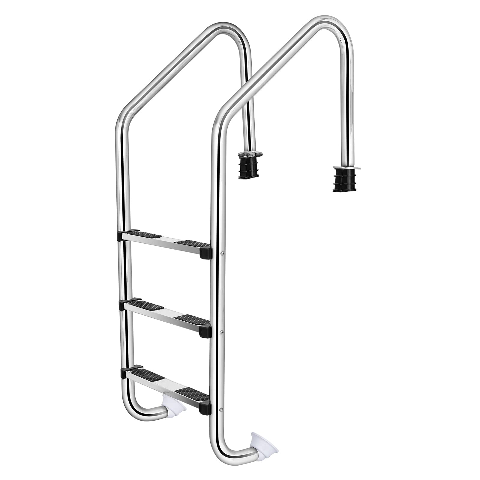 IRONMAX 3-Step Stainless Steel Swimming Pool Ladder for Inground Pools | Heavy D