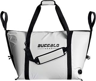 Buffalo Gear(バッファローギア) 絶縁釣り用クーラーバッグ、80CM 防水フィッシュバッグ、ソフトクーラーボックス漏れ防止フィッシングクーラー 、冷たい24時間以上を保持する(42L)