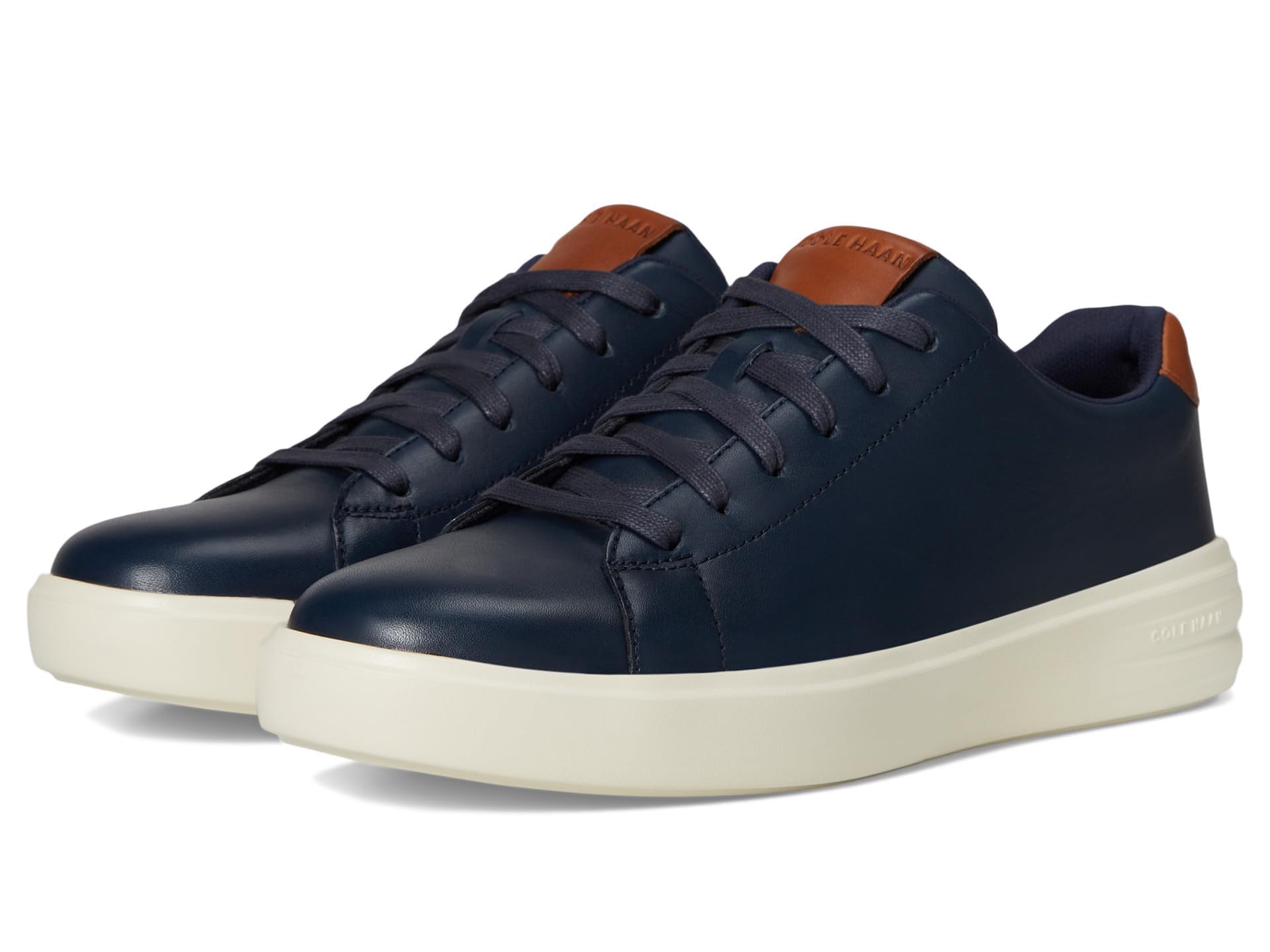 Cole Haan Men's Grand+ Court Trainers, British Tan/Ivry