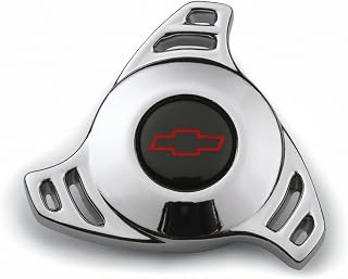 Proform 141-328 Chrome Air Cleaner Wing Nut with Small Hi-Tech Red Bowtie Logo for 1/4-20" Thread