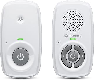 Motorola Nursery Audio Baby Monitor, No WiFi, Long Range 1000 ft, Volume Control, DECT Private Connection, Cry Detection, Portable Battery Parent Unit, Ideal for Safe Monitoring, No App, AM21