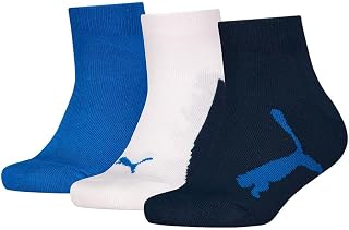 PUMA Bwt Quarter 3p Unisex Socks – Children and Teenagers (Pack of 3)