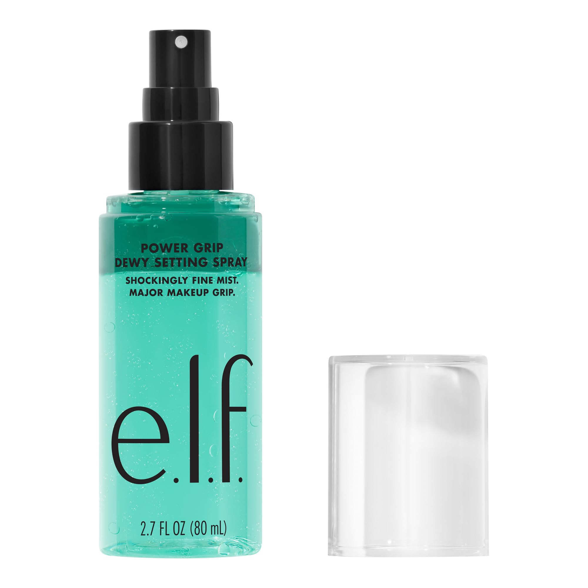 e.l.f. Power Grip Dewy Setting Spray, Hydrating Mist, Dewy Glow Finish | 5% Aloe