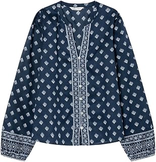 Springfield l/s printed blouse shirt women