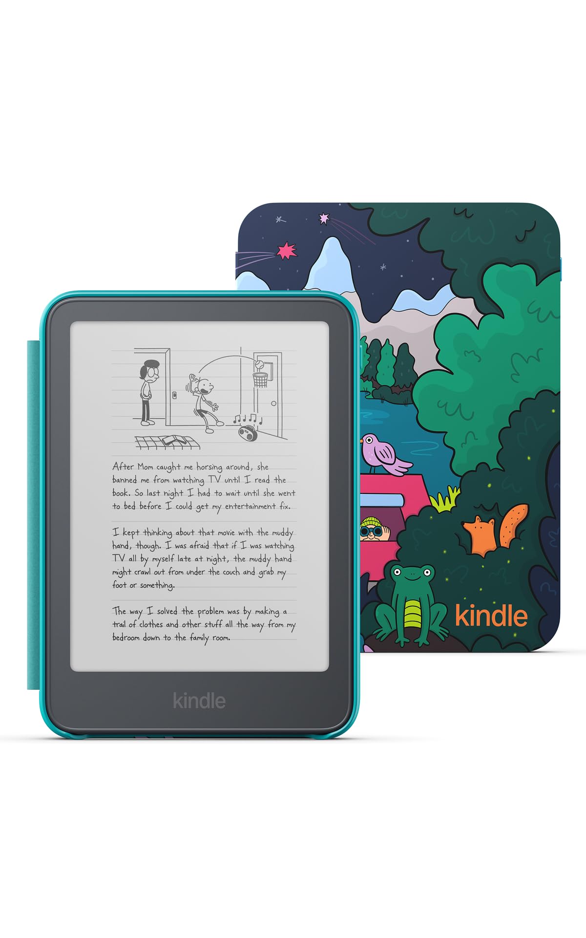 Amazon Kids Kindle 16GB (newest model), Now thinner and lighter, 6" glare-free d