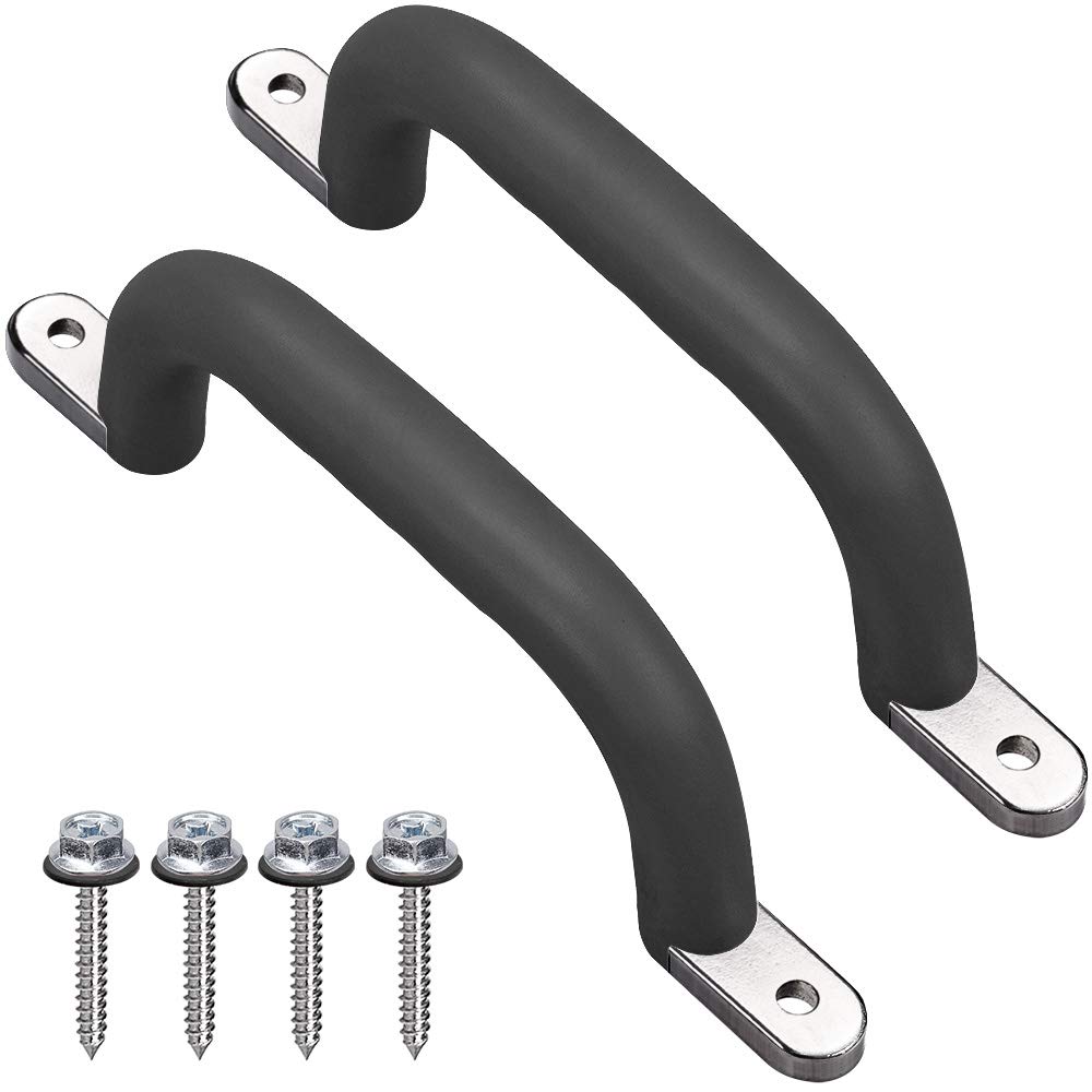Dolibest Set of 2 Safety Playground Handles, Metal Grab Handle Bars 24.5cm Hand 