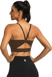 Reggiseni sportivi da donna ad alto impatto, push-up, con cavità sulla schiena, per allenamento e corsa