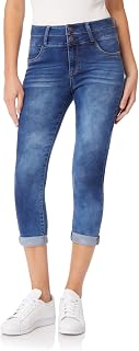WallFlower Women's Sassy Crop High Rise Insta Soft Juniors (Standard and Plus) Jeans