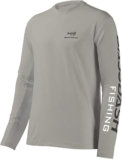 Bassdash Fishing T-Shirts for Men UV Sun Protection UPF 50+ Long Sleeve T-Shirt
