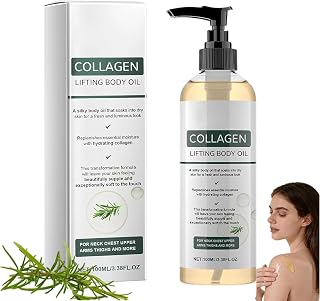 Collagen Oil, 2026 New Collagen Oil for Skin Tightening, Lightweight Moisturizing Oil For Face & Body, Improves Elasticity, for All Skin Types After Shower (1PCS)