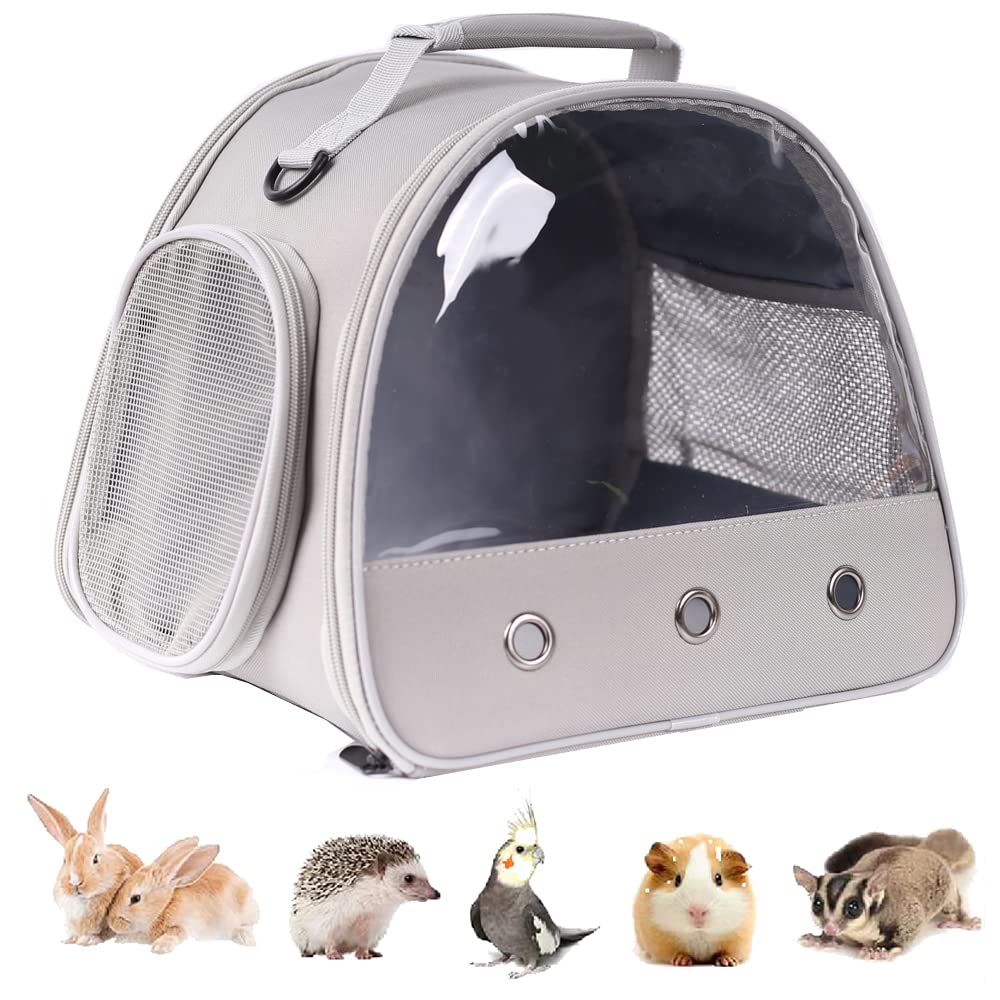 Small Animal Carrier Bag, Portable Guinea Pig Carrier for Hamster Cage, Bird Rat