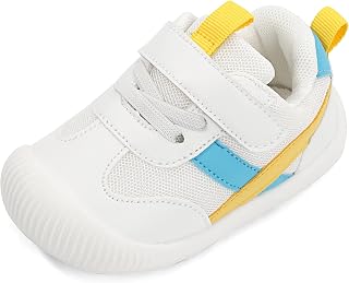 MK MATT KEELY Baby First Steps Shoes Boy Girl PU Leather Soft Sole Non-Slip 0-4 Years
